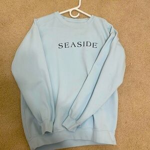 Light blue seaside crewneck